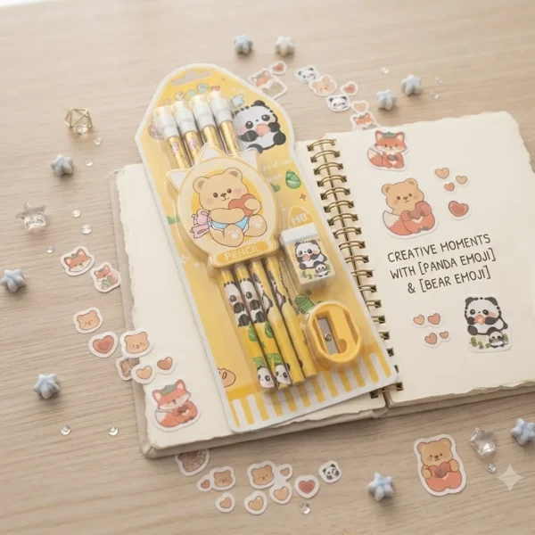Panda Fun Stationery Kit